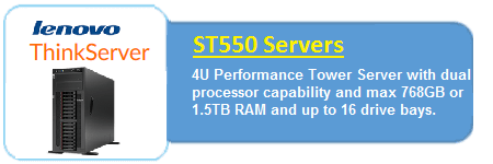 Lenovo ST550 Servers
